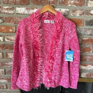 Vintage Energie Pink Fuzzy Sweater Women’s Tag Size XL